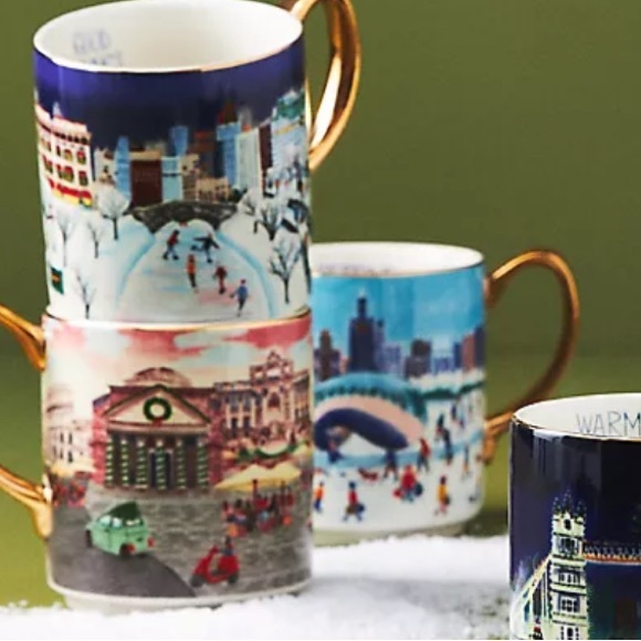 Holiday in the city mug Rome Anthropologie 2023 - Picture 1 of 6
